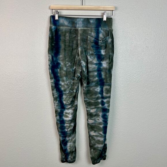 Young Fabulous & Broke Tie Dye Joggers Green Blue Elastic Waist Size Small - Picture 6 of 8